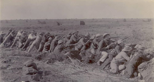 Boer Soldiers in Battle
